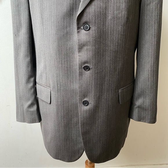 Brooks Brothers Loro Piana Wool Herringbone Blazer - Picture 3 of 16
